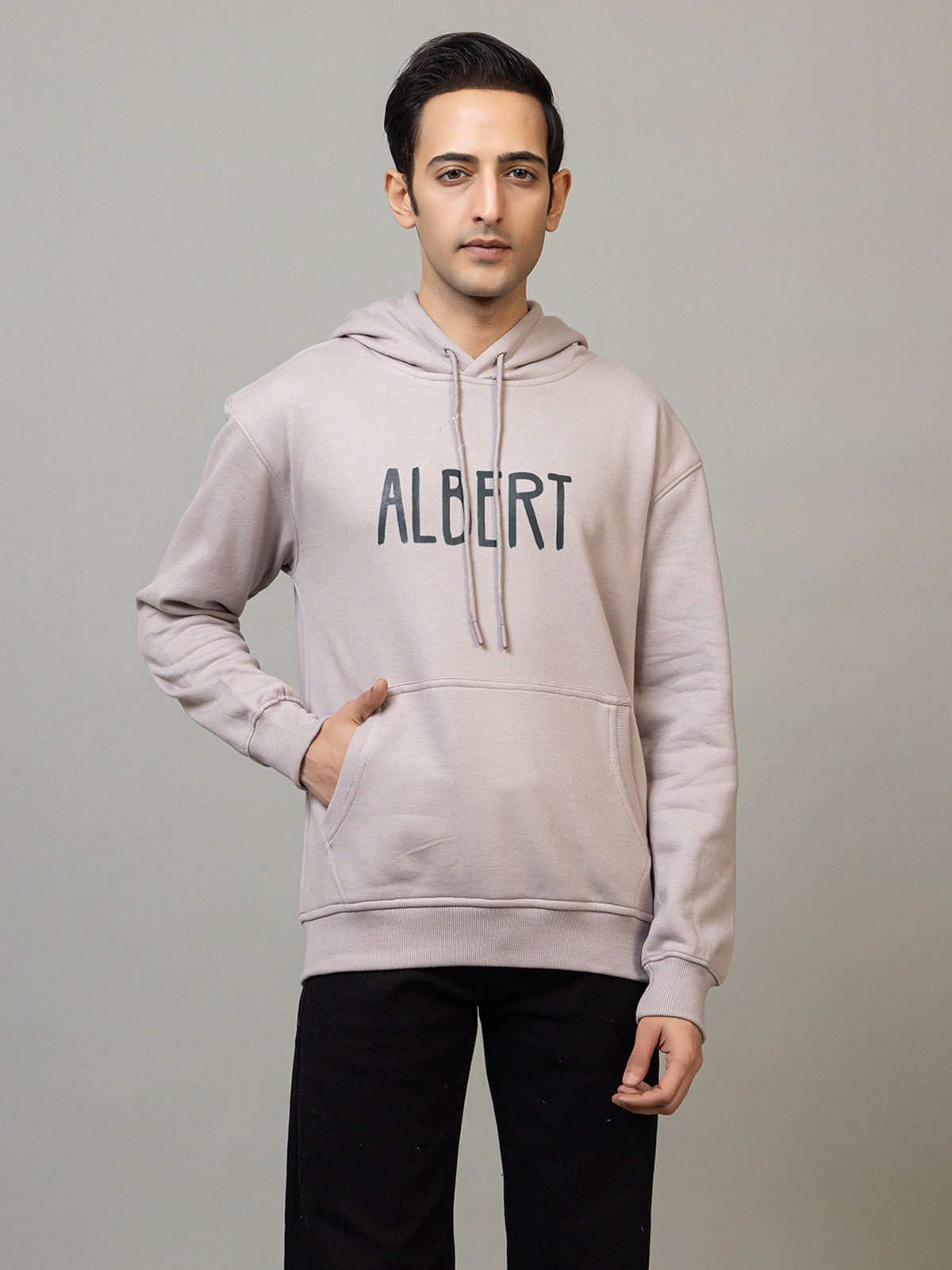 Albert Pullover Hoodie - Polar Light Grey