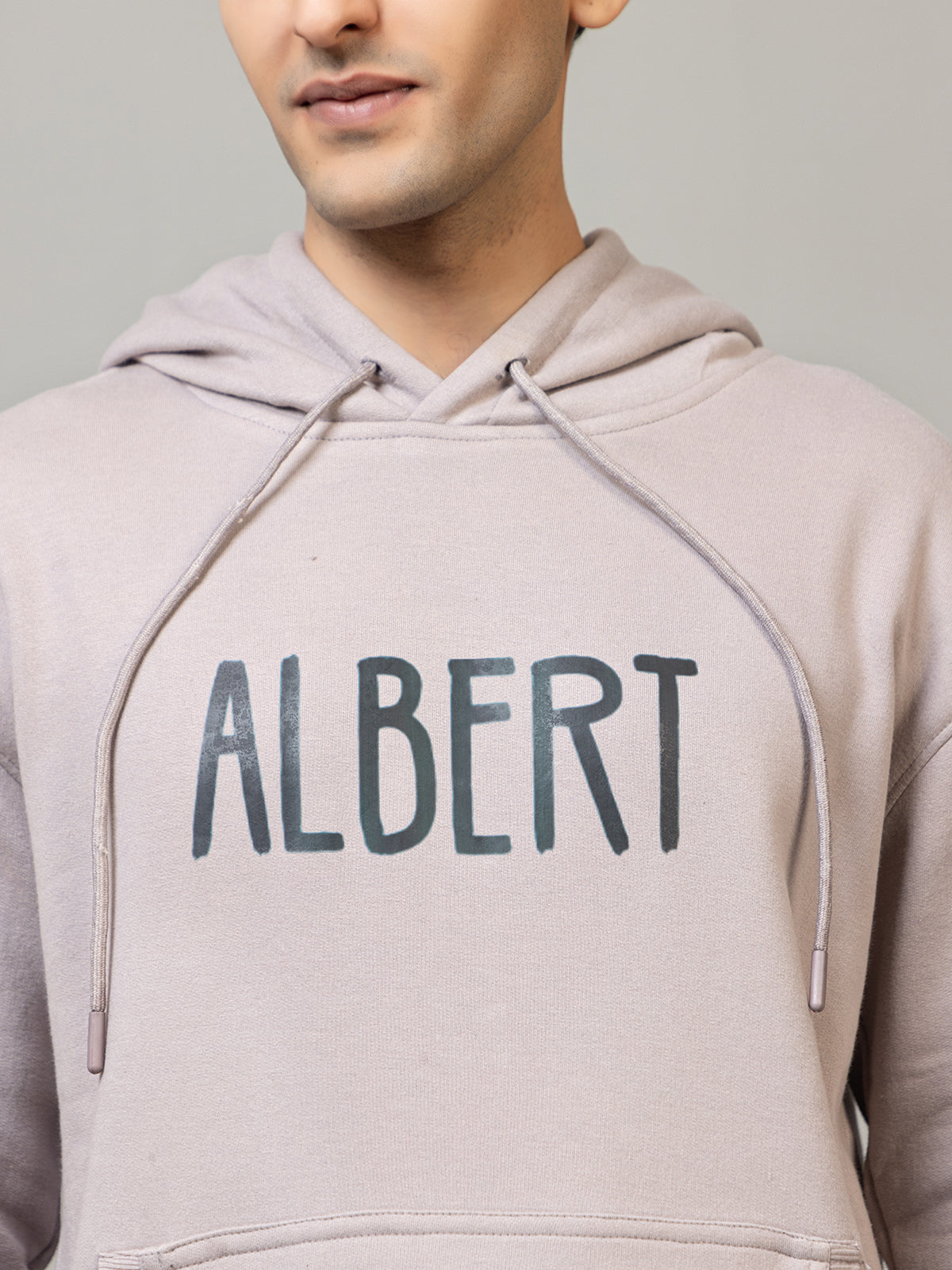 Albert Pullover Hoodie - Polar Light Grey