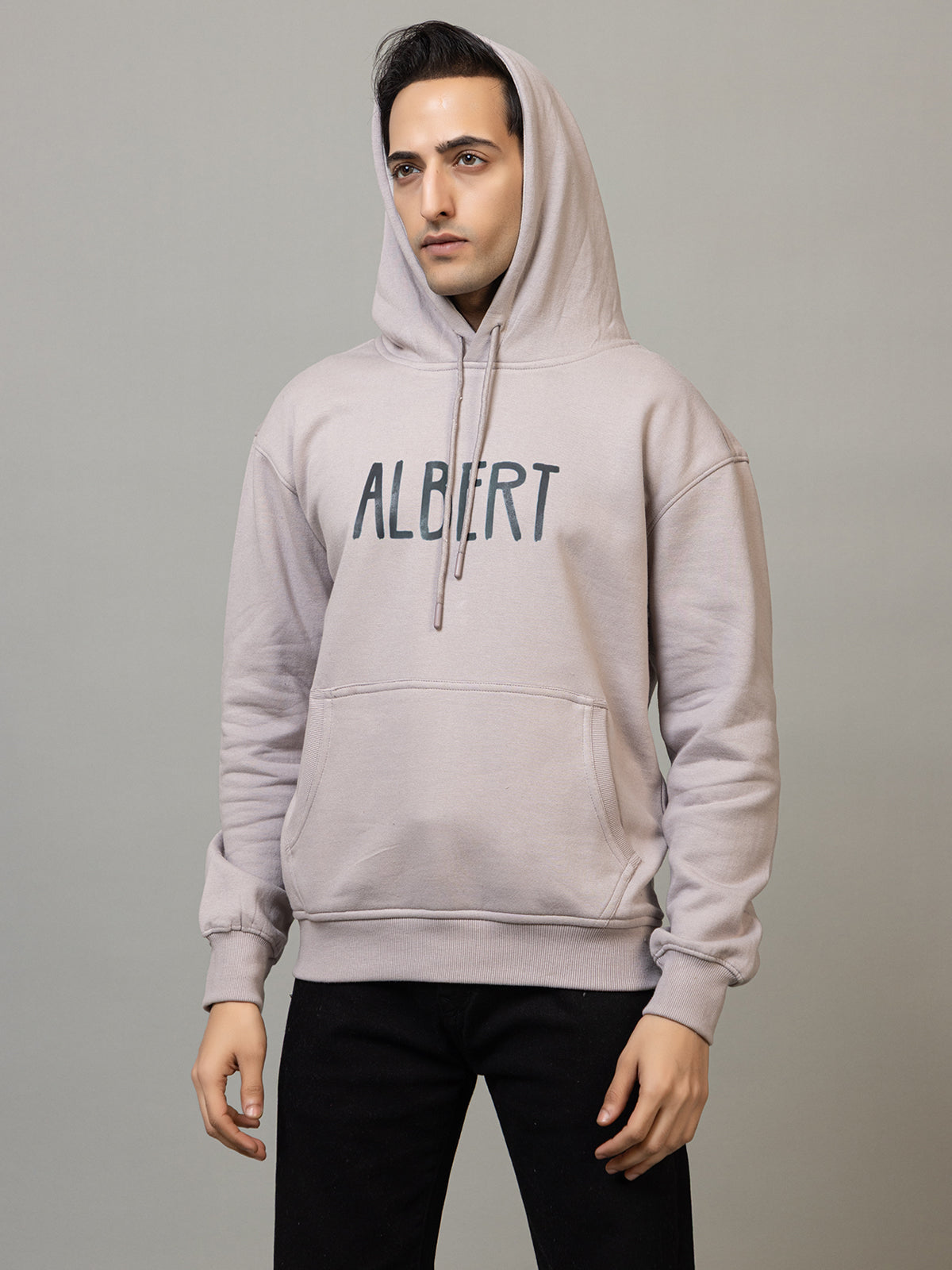 Albert Pullover Hoodie - Polar Light Grey