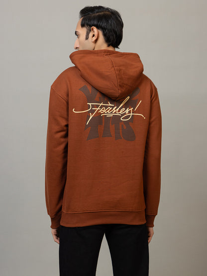 Fearless Graphic Hoodie - Polar bronze
