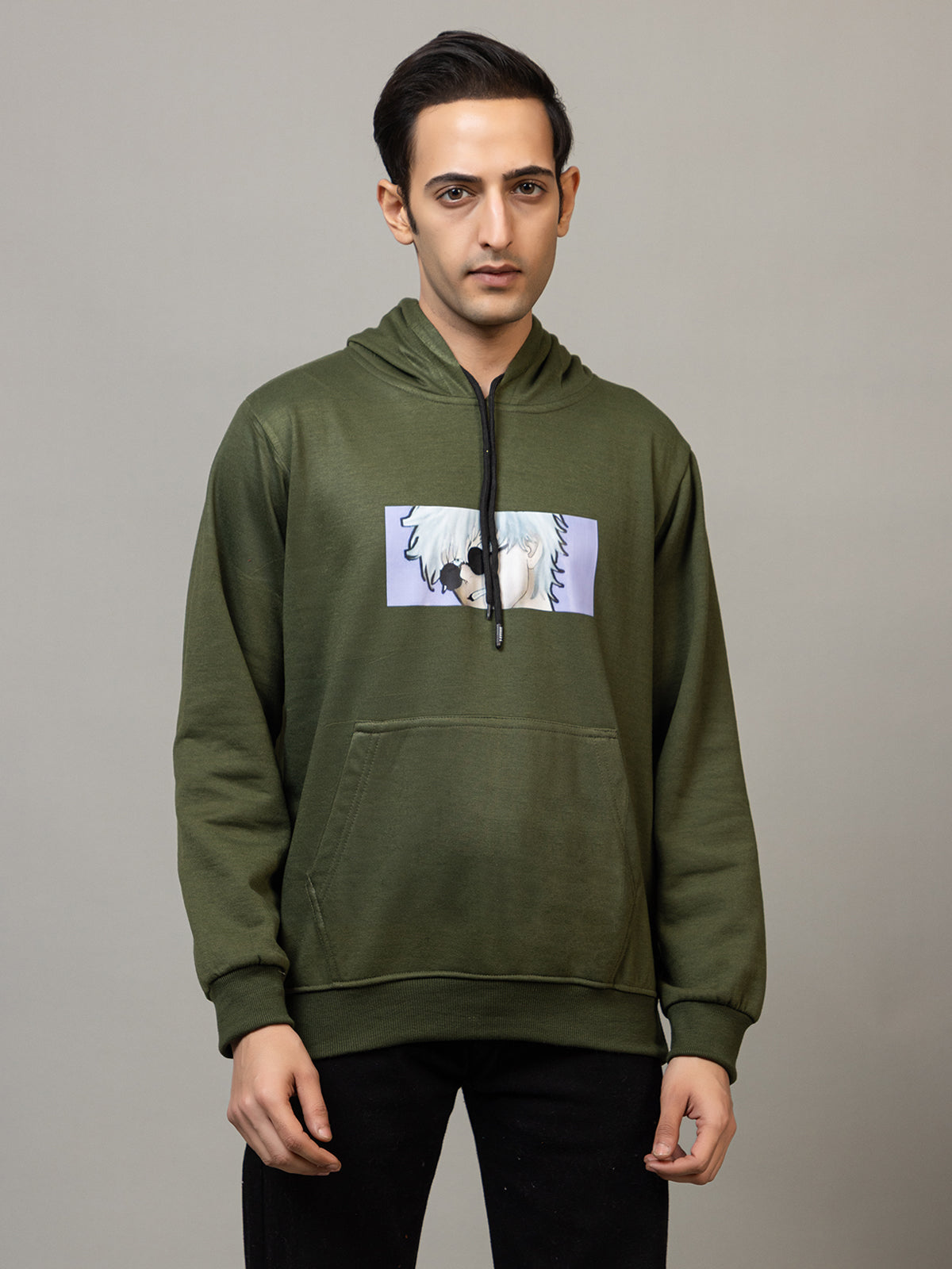 Men's 'Limitless' Sorcerer Graphic Hoodie - Breeze Olive Green