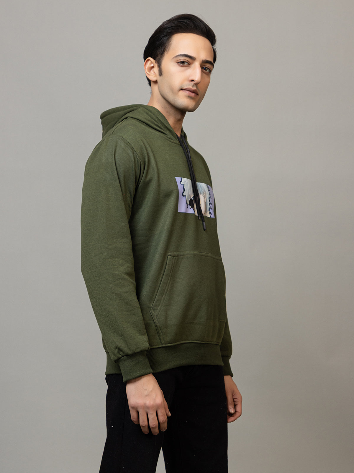 Men's 'Limitless' Sorcerer Graphic Hoodie - Breeze Olive Green