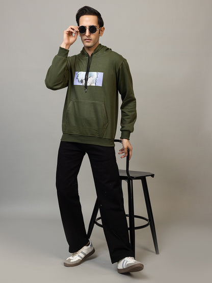 Men's 'Limitless' Sorcerer Graphic Hoodie - Breeze Olive Green